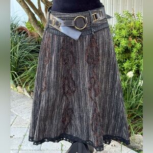 Black and Brown Women's Skirt